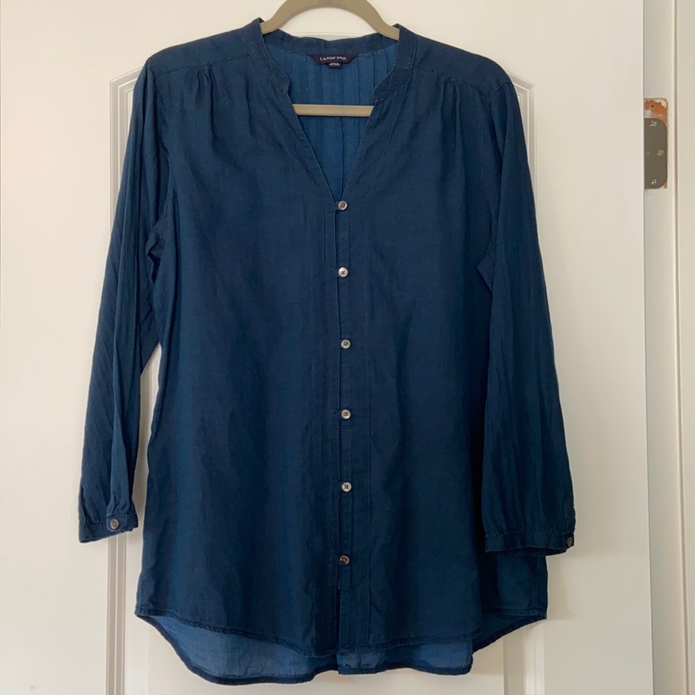 Lands’ End Button-Up Shirt